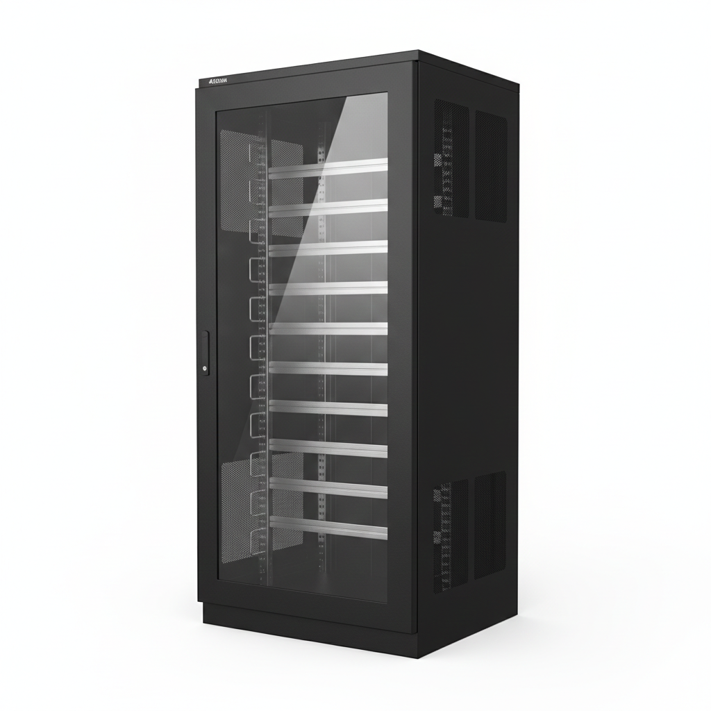 42U (800mm x 1000mm) with Glass Door.